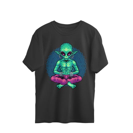 Alien Meditation - Oversize T shirt