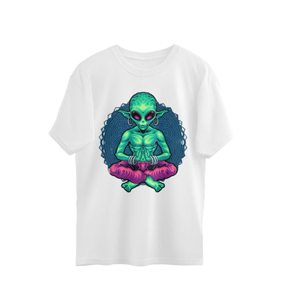 Alien Meditation - Oversize T shirt