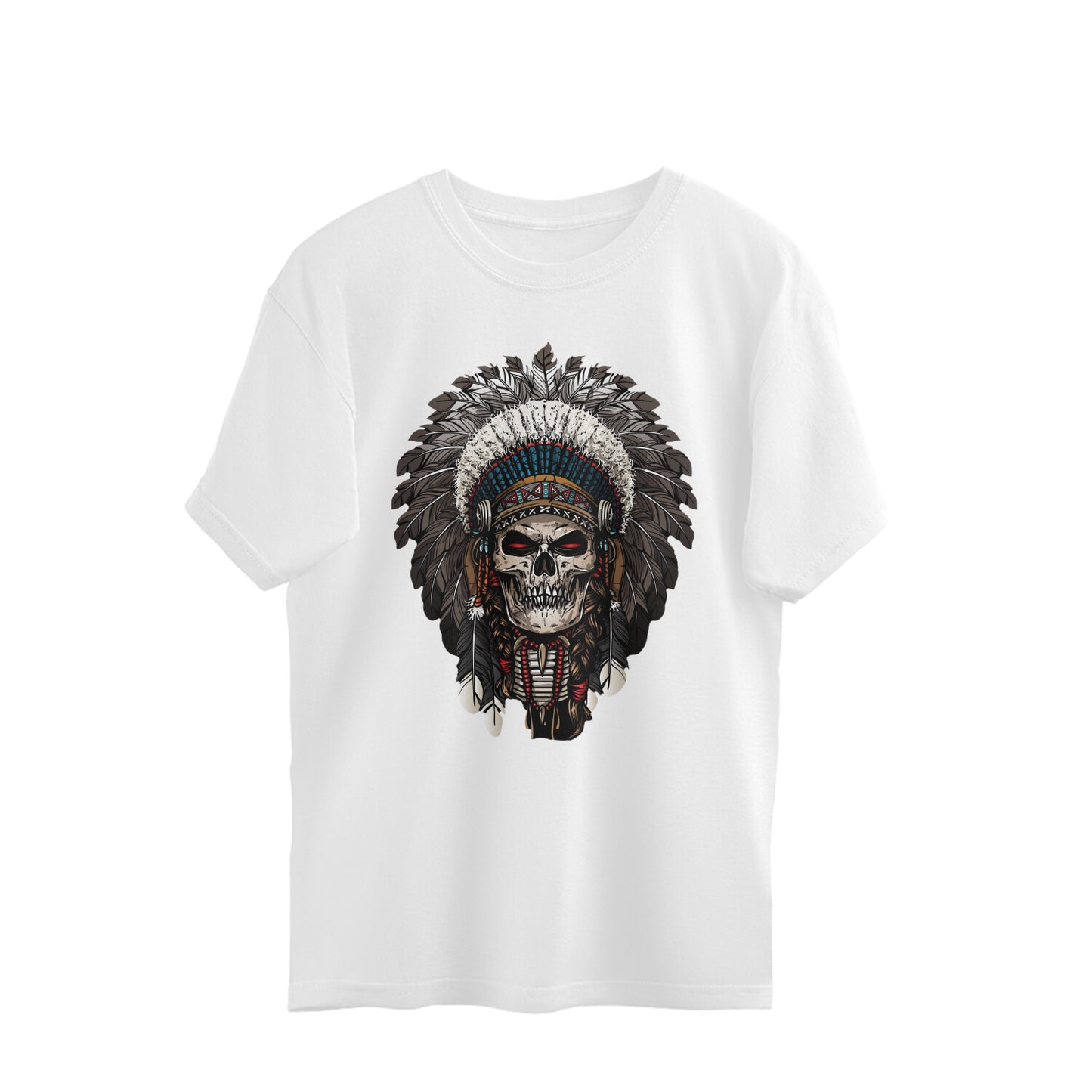 Skull - Indian Oversize Tshirt