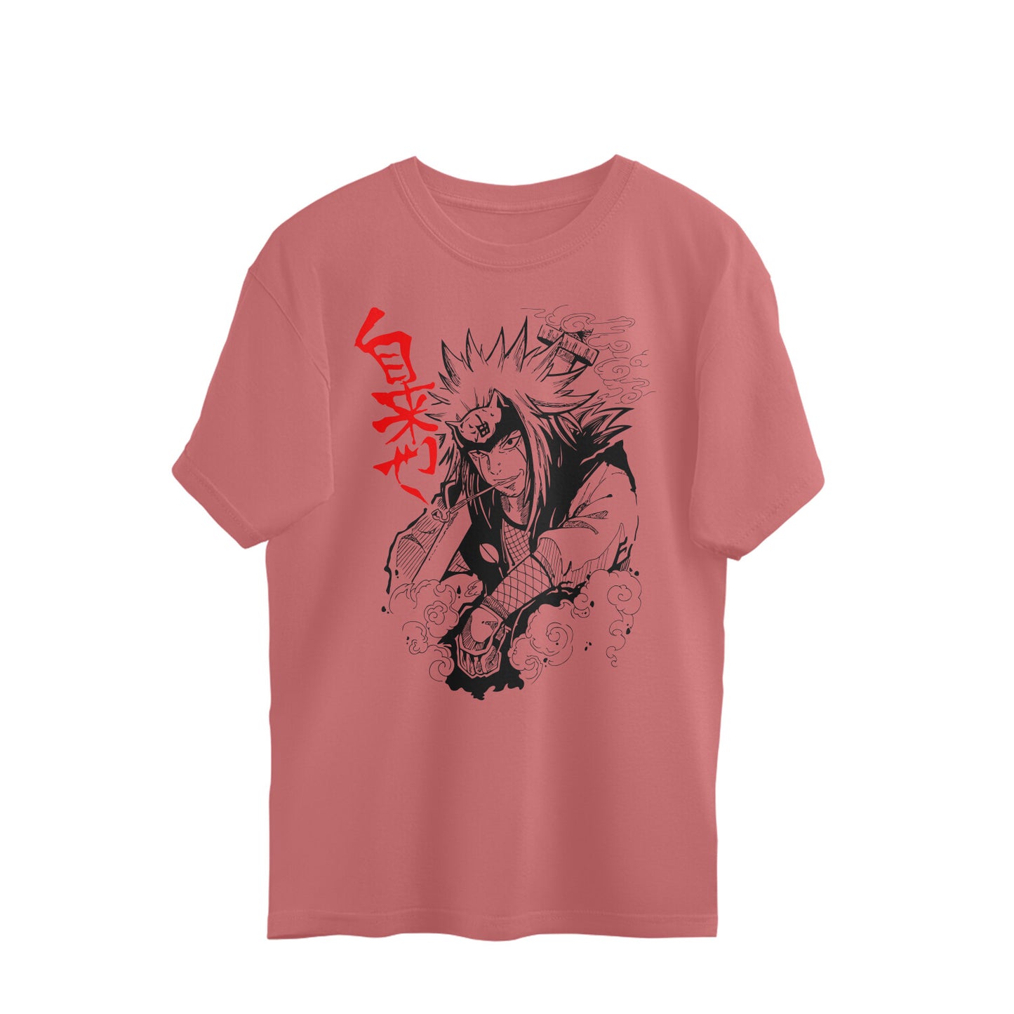 Jiraya Red - Oversize T Shirt